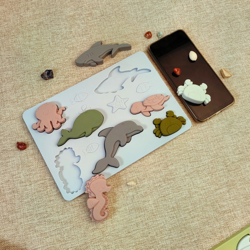 Soft Sea Animal Blocks for Early Learning Fun