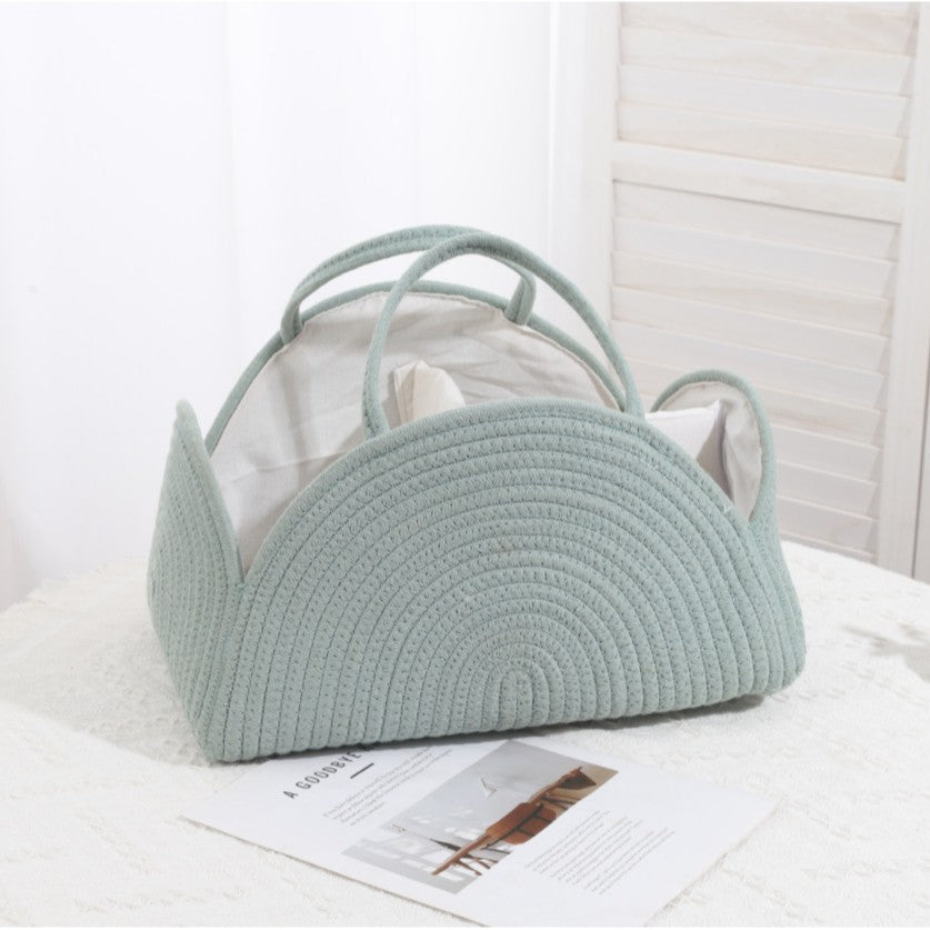 Chic and Spacious Diaper Organizer for Modern Nurseries