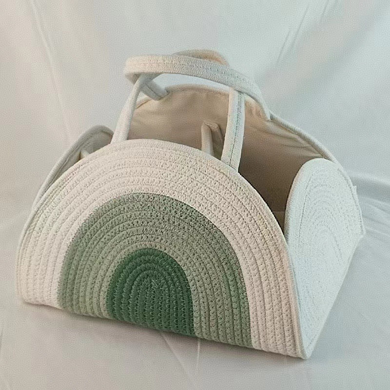 Chic and Spacious Diaper Organizer for Modern Nurseries